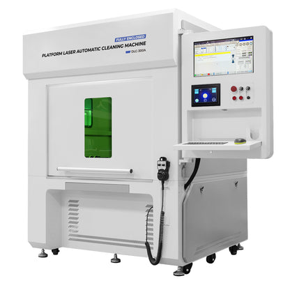 Automatic Fiber Laser Cleaning Machine 300/500W Fully Enclosed Platform 3/5 Axis Linkage Automatic Fiber Laser Cleaner