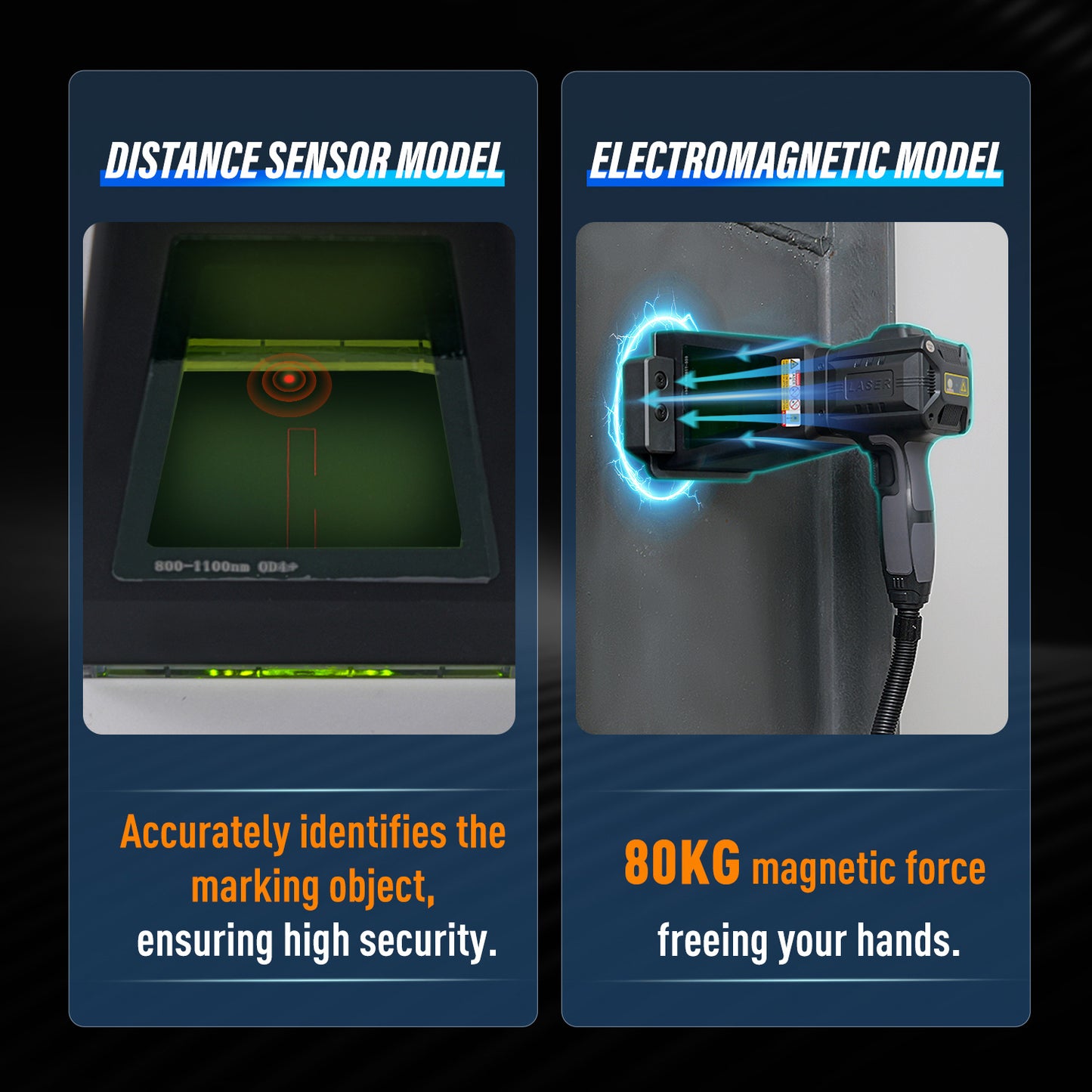 Máquina de marcado láser portátil SFX LASER de 20 W, 30 W y 50 W, serie Pro, área de marcado de 100 x 100 mm