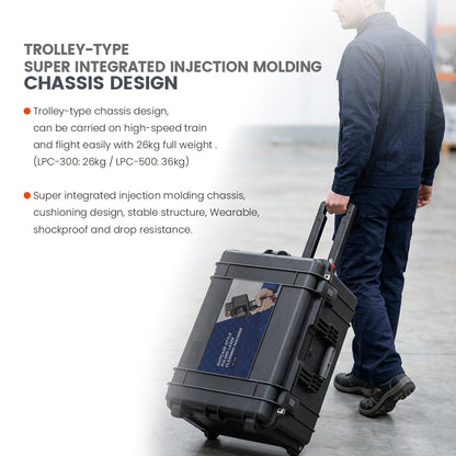 SFX 300W/ 500W Handheld Portable Laser Cleaner Trolley–Type Rust Paint Removal for wood cleaning