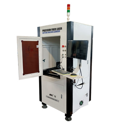 SFX 1500W/ 2000W Laser Precision Fiber Laser Cutting Machine Auto Focus Laser Cutter for Metal Steel Aluminum 300*300mm Working Area