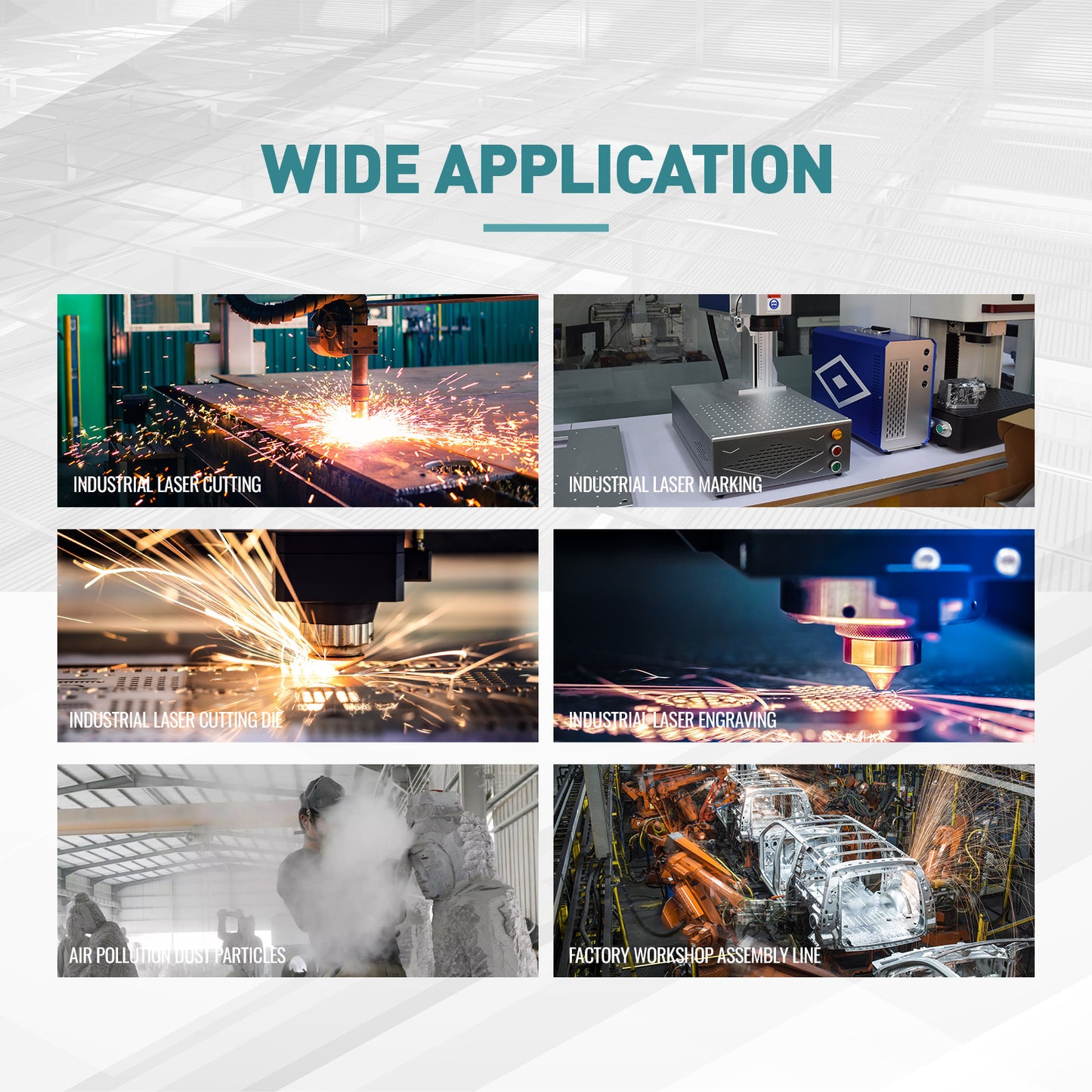 Purificador de humo SFX, extractor de humos de alta eficiencia para máquinas de limpieza, soldadura y marcado láser.