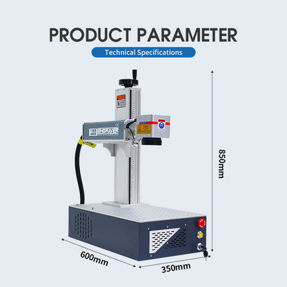Desktop Fiber Laser Marking Machine Fiber Laser Engraver SFX20/30/50GS Handheld Laser Marking Machine JPT RED Dot Pointer