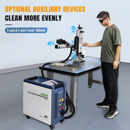 SFX Handheld Air-Cooled Pulsed Laser Cleaning Machine MPC-200/300 Specialized on Mold Cleaning