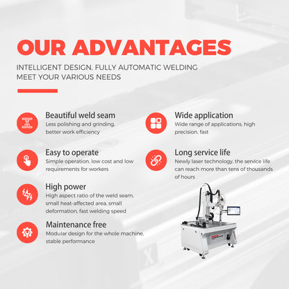 7 Axis Platform Automatic Laser Welding Machine Fiber Laser Welder 1500/2000/3000W Spot Size 0-5mm Laser Welding Machine for Metal