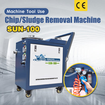 SUN-100 Chip/Sludge Removal Machine CNC Cutting Fluid Purified Cleaning Tool
