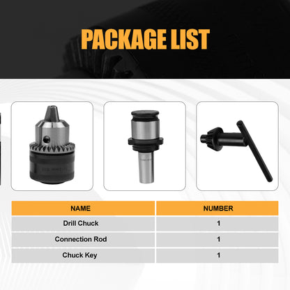 B18-TC820 Drill Chuck Adapter and Connecting Rod Holding Shank Diameter 31mm for M24HR/M30R/M36R Electric Tapping Machine