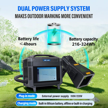 Máquina de marcado láser portátil SFX LASER de 20 W, 30 W y 50 W, serie Pro, área de marcado de 100 x 100 mm