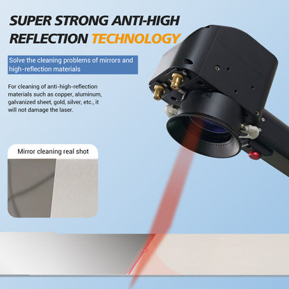 US Stock 95% New SFX APC 300W Air-Cooled Pulsed Laser Cleaning Machine Laser Wood Stripping machine Paint Rust Plating Coating Removal