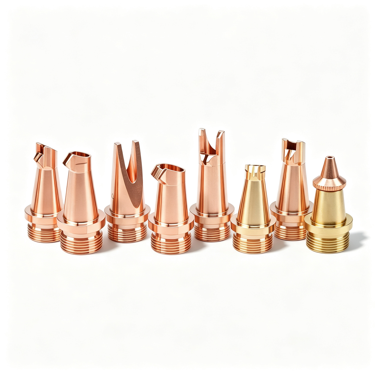 5pcs Nozzles of Laser Welding Machine Laser Welding Nozzle Thread Diameter M16 for Fiber Laser Welder
