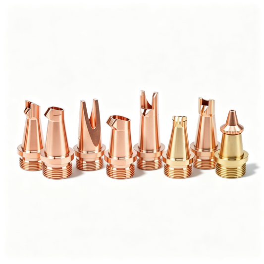 5pcs Nozzles of Laser Welding Machine Laser Welding Nozzle Thread Diameter M16 for Fiber Laser Welder
