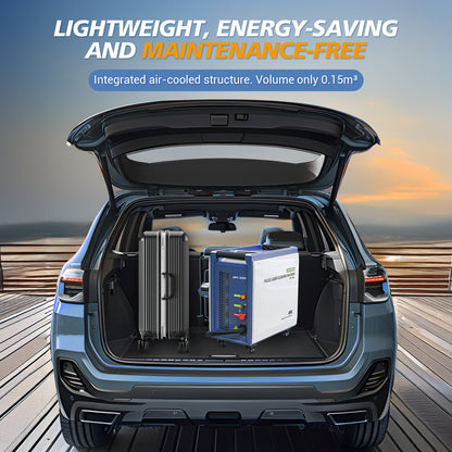 US Stock 95% New SFX APC 300W Air-Cooled Pulsed Laser Cleaning Machine Laser Wood Stripping machine Paint Rust Plating Coating Removal