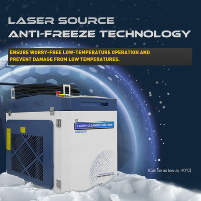 90% New SFX Laser Integrated Laser Cleaning Machine BLC-2000 Laser Rust Removal with Anti-Freeze Technology