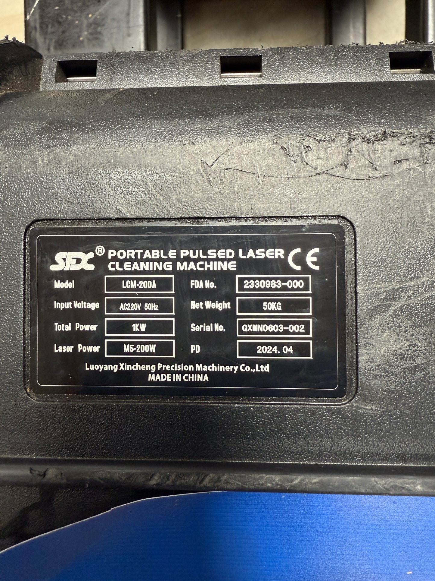 US Stock Portable Handheld 200W Laser Cleaning Machine Laser Rust Removal Machine Laser Cleaner Tool