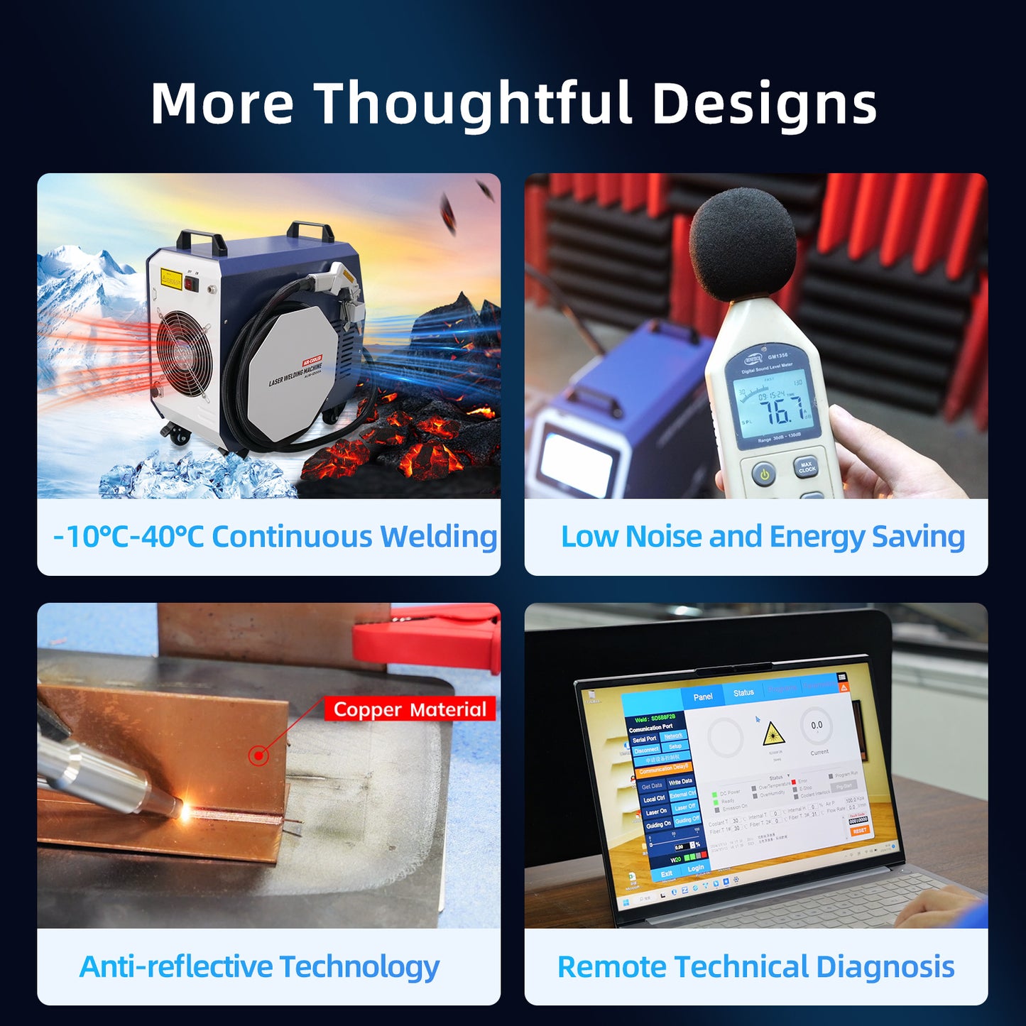 US Stock 95% New SFX Laser ALW-1200A Portable Air-Cooled Handheld Laser Welding Machine 2 in 1 for Carbon Steel Aluminum with Welding Cart