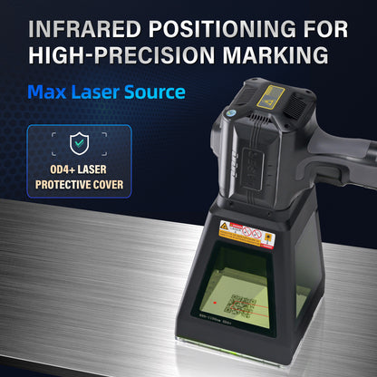 Máquina de marcado láser portátil SFX LASER de 20 W, 30 W y 50 W, serie Pro, área de marcado de 100 x 100 mm