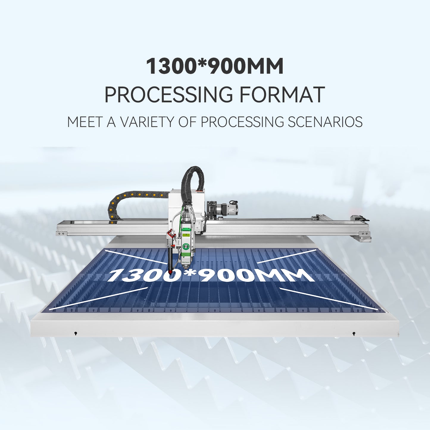 SFX Fiber & CO2 Integrated Cutting Machine SFX-1390FC 130/150/180W Laser Cutter With 1300*900mm Working Area