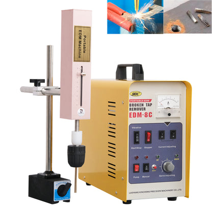 800W Depth Setting EDM Broken Tap Remover Portable Machine M2-M20 (5/64''-25/32'') Broken Tap Extractor