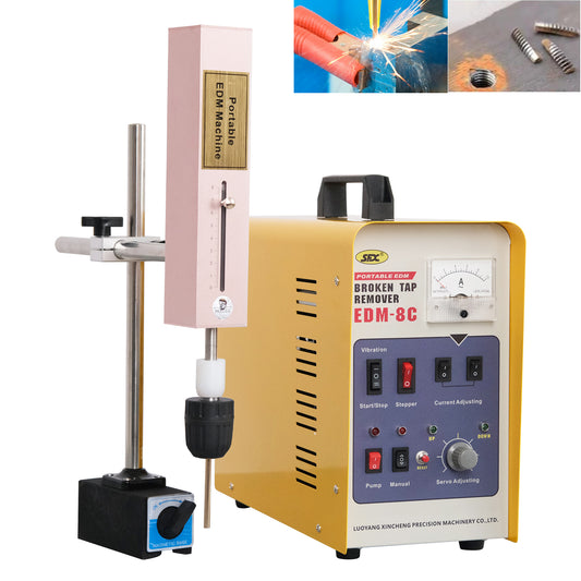 800W Depth Setting EDM Broken Tap Remover Portable Machine M2-M20 (5/64''-25/32'') Broken Tap Extractor