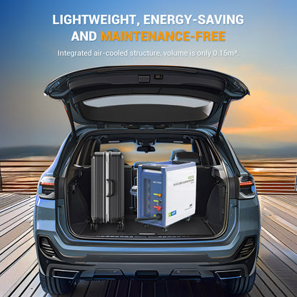 US Stock 90% New SFX 500W Air-Cooled Pulse Laser Cleaning Machine for Rust Paint Coating Removal