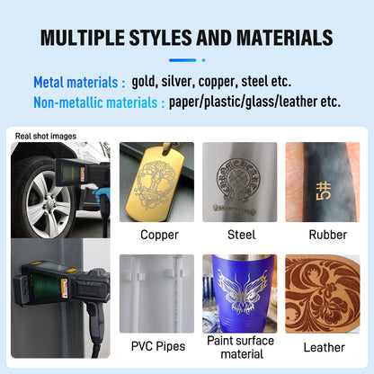 Máquina de marcado láser portátil SFX LASER de 20 W, 30 W y 50 W, serie Pro, área de marcado de 100 x 100 mm