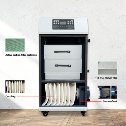 Purificador de humo SFX, extractor de humos de alta eficiencia para máquinas de limpieza, soldadura y marcado láser.