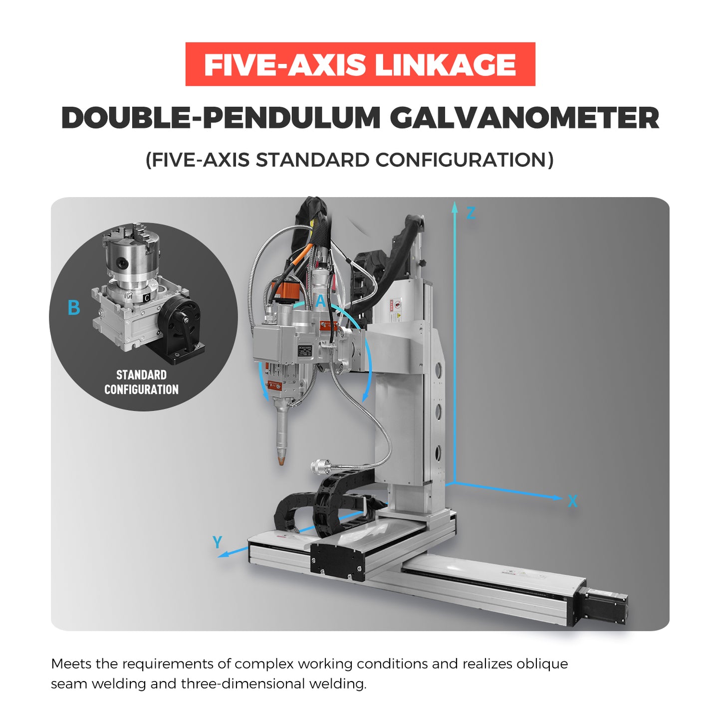 7 Axis Platform Automatic Laser Welding Machine Fiber Laser Welder 1500/2000/3000W Spot Size 0-5mm Laser Welding Machine for Metal