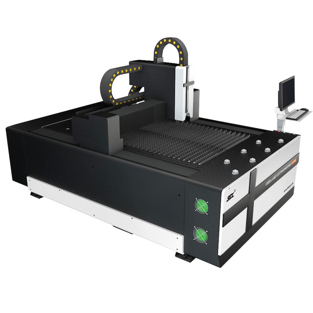 Fiber Laser Cutting Machine 1500W/ 2000W/ 3000W CNC Metal Cutter for Stainless Steel & Sheet Metal 900×1300mm Cutting Area