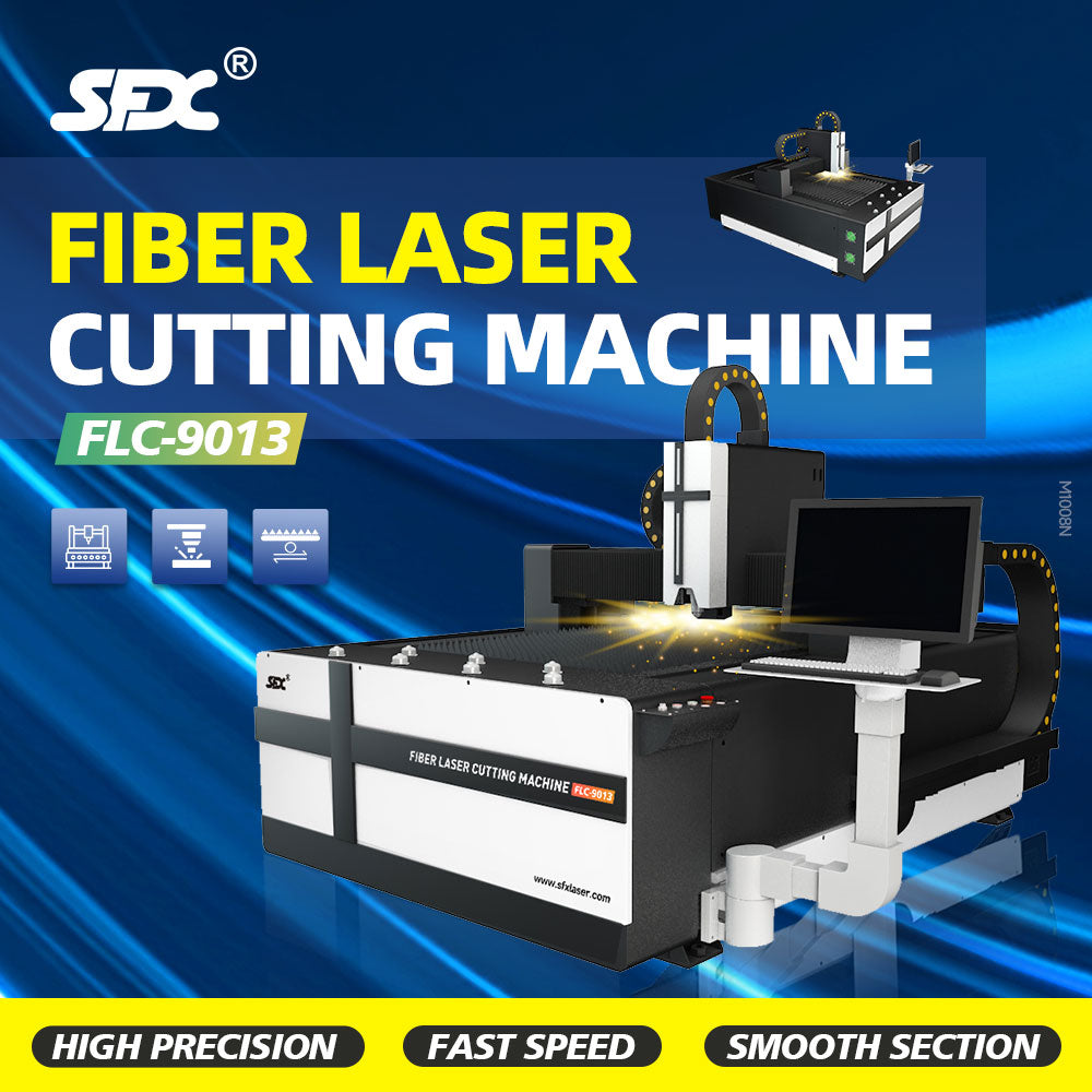Fiber Laser Cutting Machine 1500W/ 2000W/ 3000W CNC Metal Cutter for Stainless Steel & Sheet Metal 900×1300mm Cutting Area