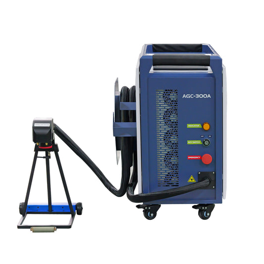 US Stock Used AGC-300A SFX Laser Cleaning Machine 300 Portable Laser Rust Removal with Self-propelled Device