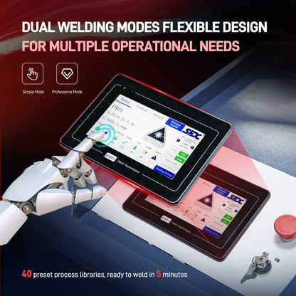 SFX 1400W Portable Laser Welding Machine 3 in 1 Integrated Handheld Laser Welder