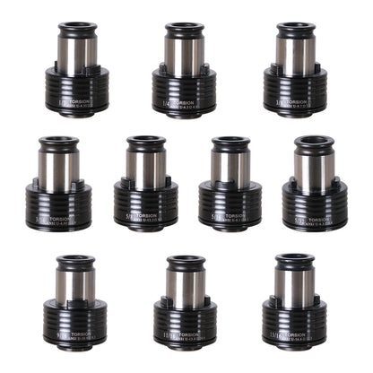 TC820 ANSI Collets 10 pcs ANSI Tapping Collet Chuck TC820 Tapping Adapters for M24HR Electric Tapping Machine