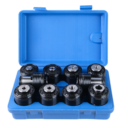 TC820 ANSI Collets 10 pcs ANSI Tapping Collet Chuck TC820 Tapping Adapters for M24HR Electric Tapping Machine