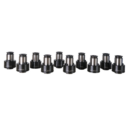 TC820 ANSI Collets 10 pcs ANSI Tapping Collet Chuck TC820 Tapping Adapters for M24HR Electric Tapping Machine