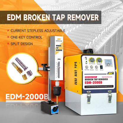 USA Stock SFX EDM-2000B Portable EDM Machine for Extracting M2-M30 Broken Screws Taps Drills Removal