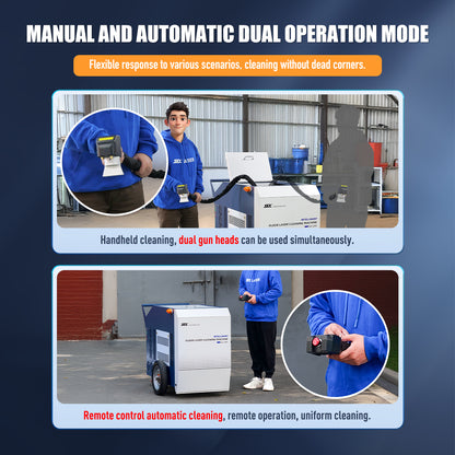 SFX Intelligent Floor Laser Cleaning Machine 3000W Fiber Laser Cleaner on Floor for Oil Rust Remover