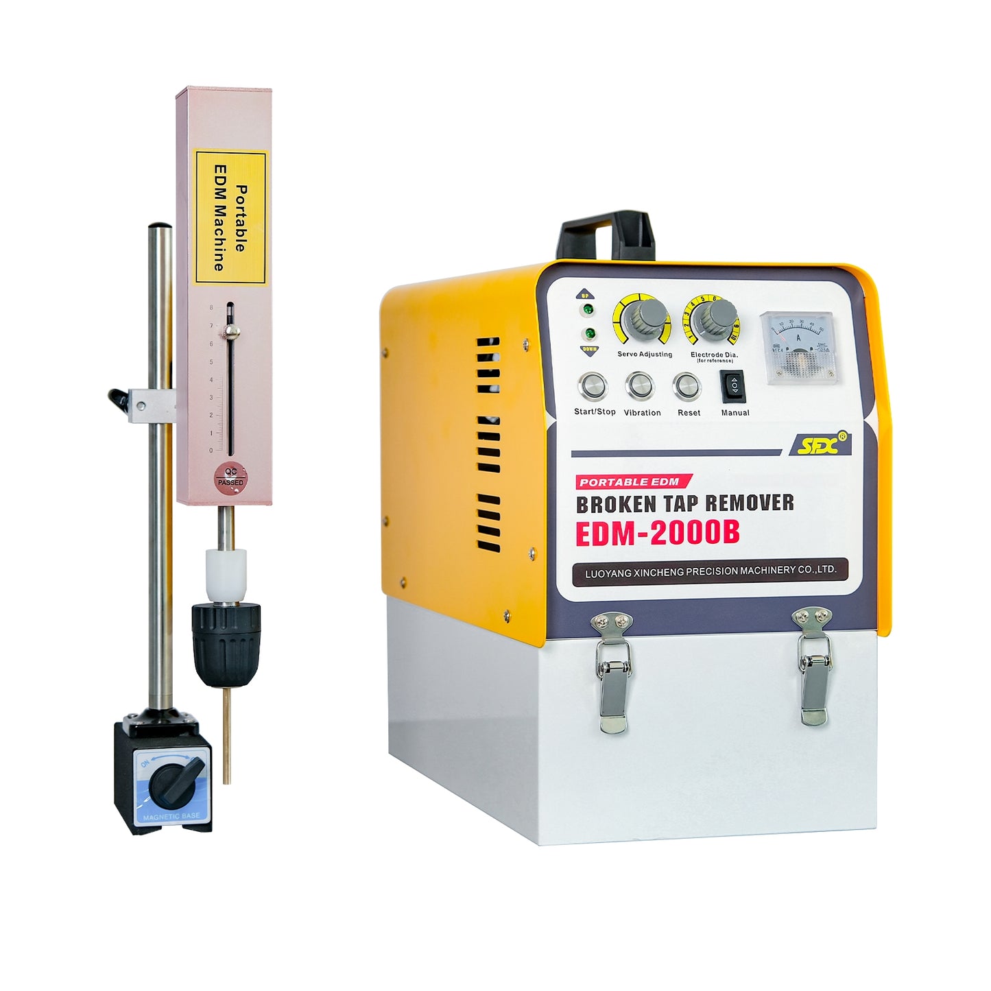 USA Stock SFX EDM-2000B Portable EDM Machine for Extracting M2-M30 Broken Screws Taps Drills Removal