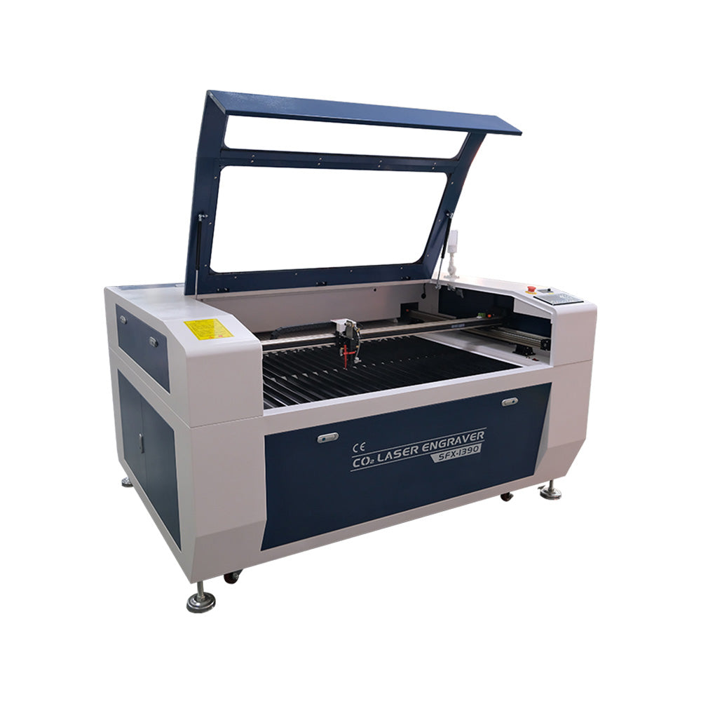 Germany Stock CO2 Integrated Cutting Machine SFX-1390 Laser Cutter With 1300*900mm Working Area
