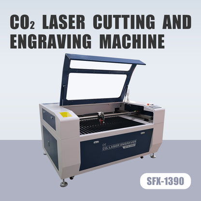 Germany Stock CO2 Integrated Cutting Machine SFX-1390 Laser Cutter With 1300*900mm Working Area