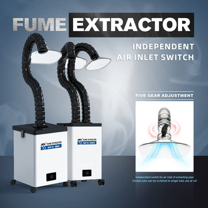 SFX 80W/ 135W Laser Fume Extractor Soldering Fume Extraction Filter Air Purifier for Engraving / Cutting Machine