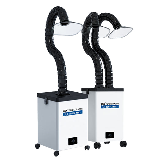 SFX 80W/ 135W Laser Fume Extractor Soldering Fume Extraction Filter Air Purifier for Engraving / Cutting Machine
