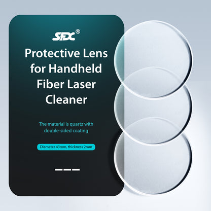 3 Pcs/10 Pcs SFX Protective Lens for 1500W/2000W/3000W Laser Cleaning Machine Laser Rust Remover