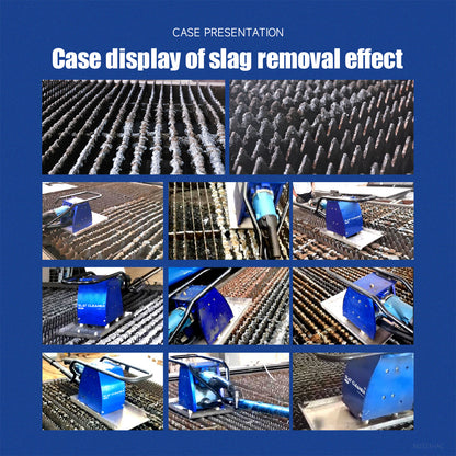 Laser Slag Removal Machine JS-2300 Laser Cutting Table Slag Cleaner 2300W Slat Cleaner for Laser Cutting Table 3-8mm for CNC Laser Cutting Machine