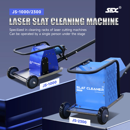 Laser Slag Removal Machine JS-2300 Laser Cutting Table Slag Cleaner 2300W Slat Cleaner for Laser Cutting Table 3-8mm for CNC Laser Cutting Machine