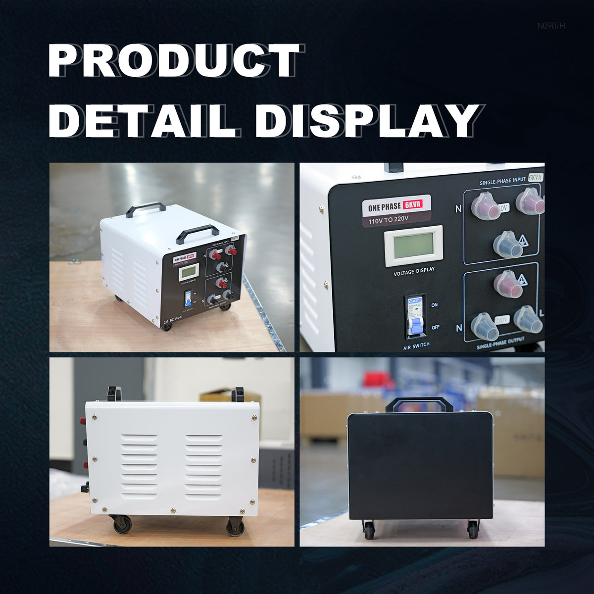 US Stock Used Single phase 110V to 220V Transformer 8kW Transformer for Laser Cleaning Machine or Laser Welding Machine