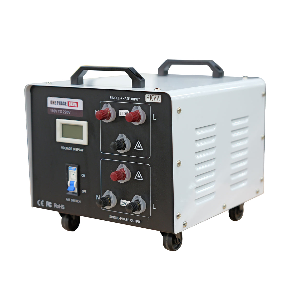US Stock Used Single phase 110V to 220V Transformer 8kW Transformer for Laser Cleaning Machine or Laser Welding Machine