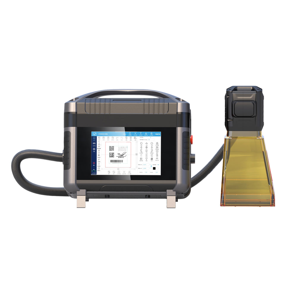 Used SFX 50W Portable Handheld Fiber Laser Marking Machine with 70/ 10 ...