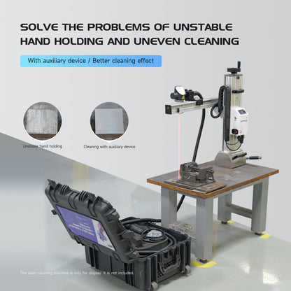 Laser Cleaning Auxiliary Device for Fiber Laser Cleaner Laser Rust Removal 60°Angle Adjustable 9 Cleaning Modes Automatic Cleaning Even Cleaning
