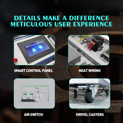 300/500/1000W SFX Laser Cleaner Machine Pulse Laser Cleaning Machine System for Wood Mold Coating
