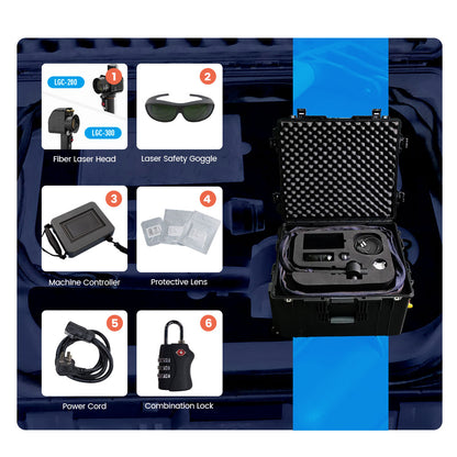 SFX Portable Handheld 200W Laser Cleaning Machine Laser Rust Removal Machine Laser Cleaner Tool