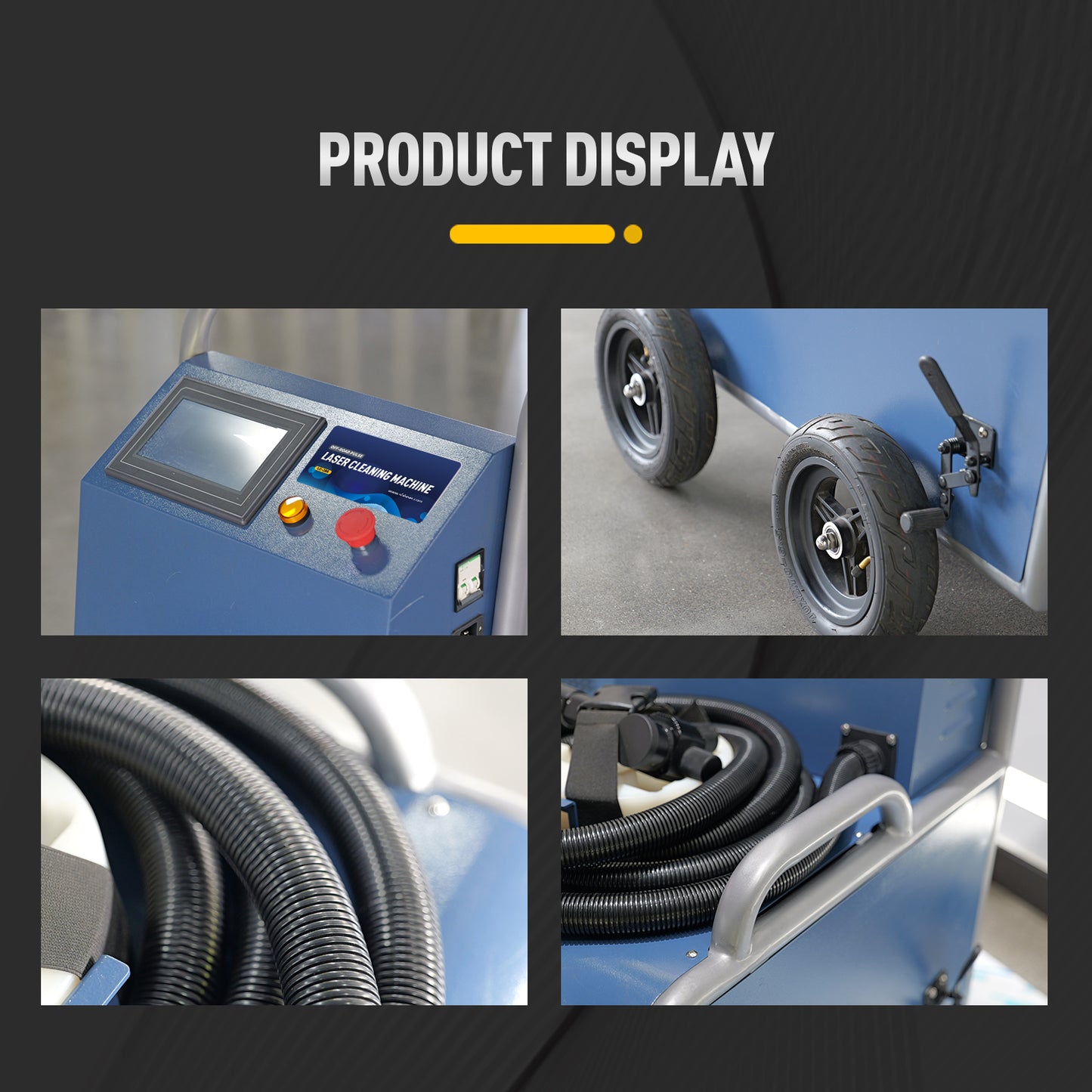 SFX Laser CGC-300 Pulse Laser Cleaner 300 Watt Pulse Laser Cleaning Machine for Metal handheld laser cleaner